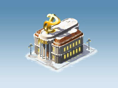 Bank bank game icon money