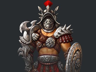 Gladiator defenders game gladiator maggard suit warrior