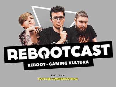 Rebootcast print ad gaming gaming culture photo podcast print reboot rebootcast video games