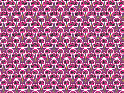 Punk Starz Pattern creative creativity design digital art digital design graphic art graphic artist graphic design pattern pink pattern pink punk starz pink rules pink stars punk stars repetition stars pattern visual art visual design