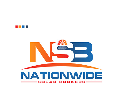 Solar Company Logo brand logo branding graphic design logo typo