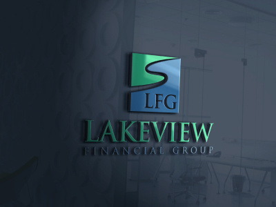 Lake View Financial Group Logo brand logo branding design financial logo graphic design illustration lake logo logo natural logo vector