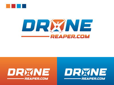 Drone Reaper 3d logo brand logo branding design graphic design logo minimal logo modern logo vector