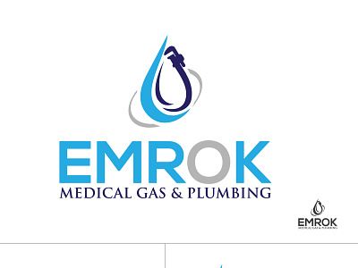 Emrok brand logo branding design graphic design logo vector