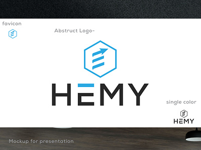 New Look for "Hemy" Invest Management Company Logo 3d logo brand logo branding design graphic design illustration logo vector