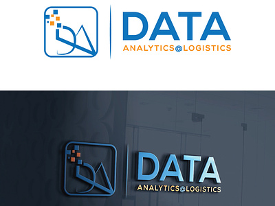 "DA" technology company logo