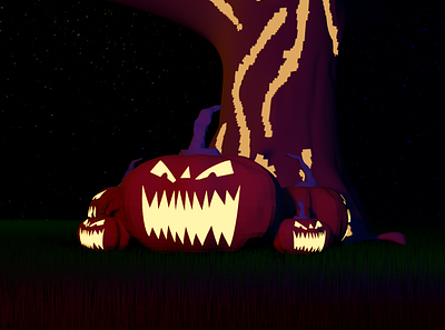 Halloween animation design flat illustration