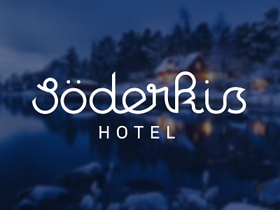 Söderkis Hotel geometric hand lettering lettering logo logotype script soderkis söderkis typography wordmark