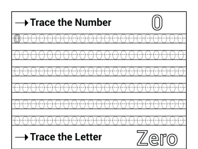 Letters and Numbers tracing Children Activity Book