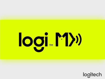 logi MX logo design adobe xd brand dribbble logitech logo logo design logos