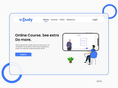 online course landing page adobe xd dribbble landingpage niranjan online online course study uidesign webdesign
