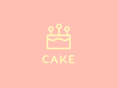 Cake cake icon line