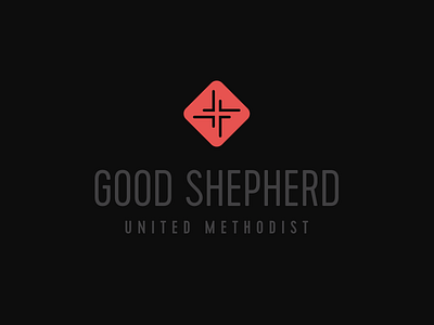 Good Shepherd church dark faith logo