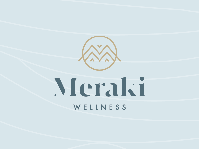 Meraki Wellness Brand Identity brand identity identity branding identity logo
