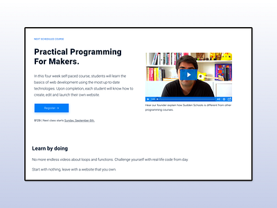 SuddenSchools.org learning app learning platform online course online education programming programming language school