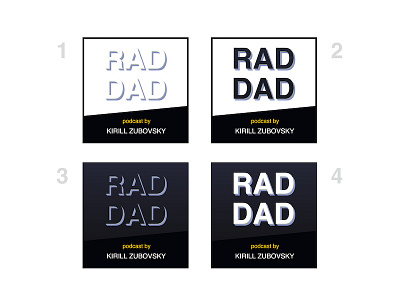 Rad Dad Podcast Possible Options business logo parenting podcast rad dad startups