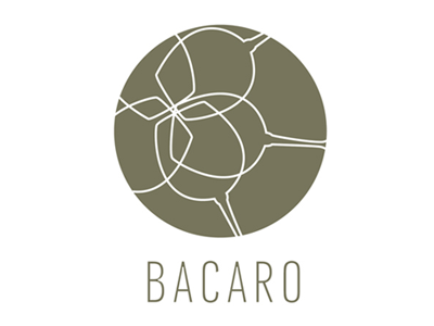 Bacaro Wine Bar and Lounge concept bacaro logo lounge restaurant wine bar