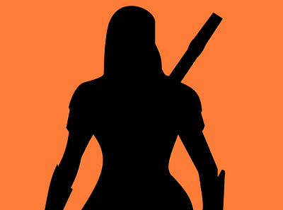 Lady sif art character design female illustration marvel sif silhouette thor warrior