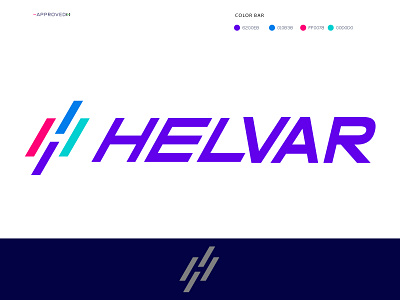 Helvar Company Logo branding design illustration line art logo logo logodesign logodesigner logodesigns logoinspiration logoinspirations logomaker logomark logonew logoplace logos logotipo logotype symbol logo ux vector