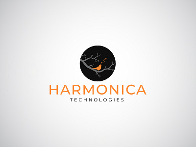 harmonica Technology branding line art logo logo logodesign logodesigner logodesigns logodesinger logoinspiration logoinspirations logomaker logomarca logomark logonew logoplace logoroom logos logosai logotipo logotype symbol logo