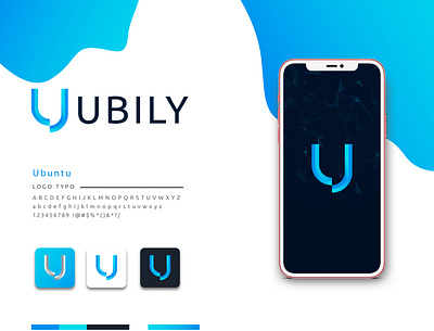 ubily branding design line art logo logodesign logoinspiration logoinspirations logos symbol logo ui ux