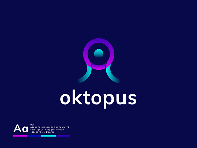 Oktopus app branding design icon illustration logo minimal oktopus shafayet rana sketch symbol typography