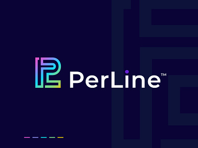 perline app branding line art logo logo logodesign logoinspiration logonew typography ui ux