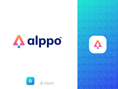 alppo branding design line art logo logodesigns logoinspiration logonew symbol logo typography ui ux