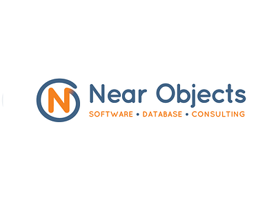 Near Objects Logo Design consulting database design graphic identity logo software