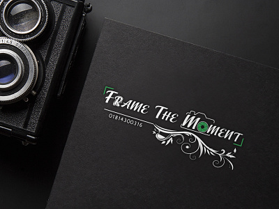 "Frame The Moment" Logo camera logo combination logo combination mark design dribble floral logo illustration illustrator lens logo logo logo design logos photographer photographer logo photography photography logo vector