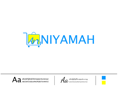 An Niyamah (e commerce) app design application bag logo branding design e commerce e commerce template facebook page flat illustration illustrator logo logo design logo mark logodesign logos logotype trolly typography vector