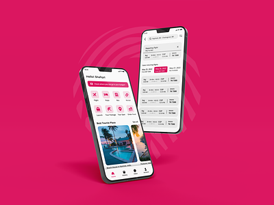 Touch, A Tourist App | A one-stop solution for tourist problem app design hotel booking app tourist app travel app ui uiux ux uxui