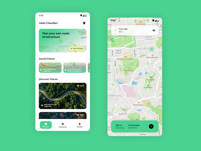 cycle route planner app