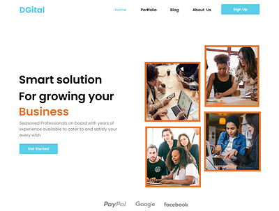 Digitsl Agency website design web