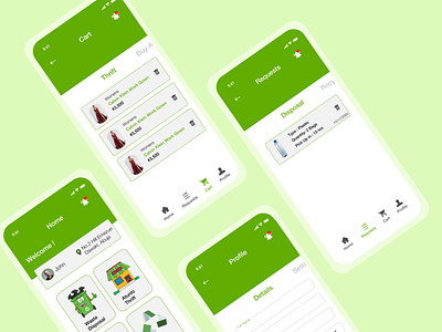 Recycling Waste Mobile app