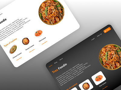 Trex Foodie Website design figmadesign restaurant restaurant website ui ui ux uidesign web design website website builder website concept websites