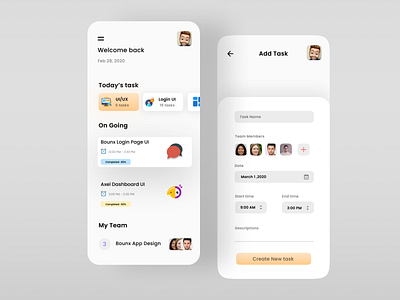 Task Management App app apple design design figmadesign mobile app design mobile application mobile design mobile ui task app task management task management app ui ui design uidesign uiux