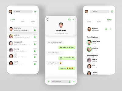 Whatsapp Redesign app design figmadesign mobile app design mobile application mobile design mobile ui ui ui design uidesign uiux whatsapp whatsapp redesign