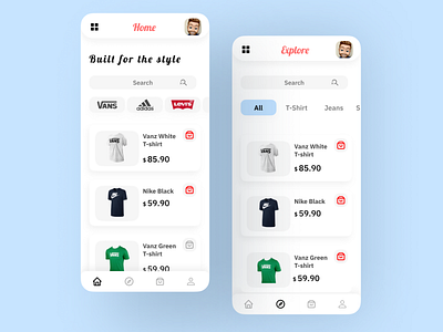 Outfita App app design branding cloths dribbble best shot dribble shot illustration mobile app design mobile application mobile design mobile ui outfit popular shot trending trendy ui uiux uiuxdesign