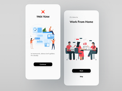 Trex Project dribbble best shot minimal minimalist mobile app popular shot project management project managment task management trending trendy uiuxdesign