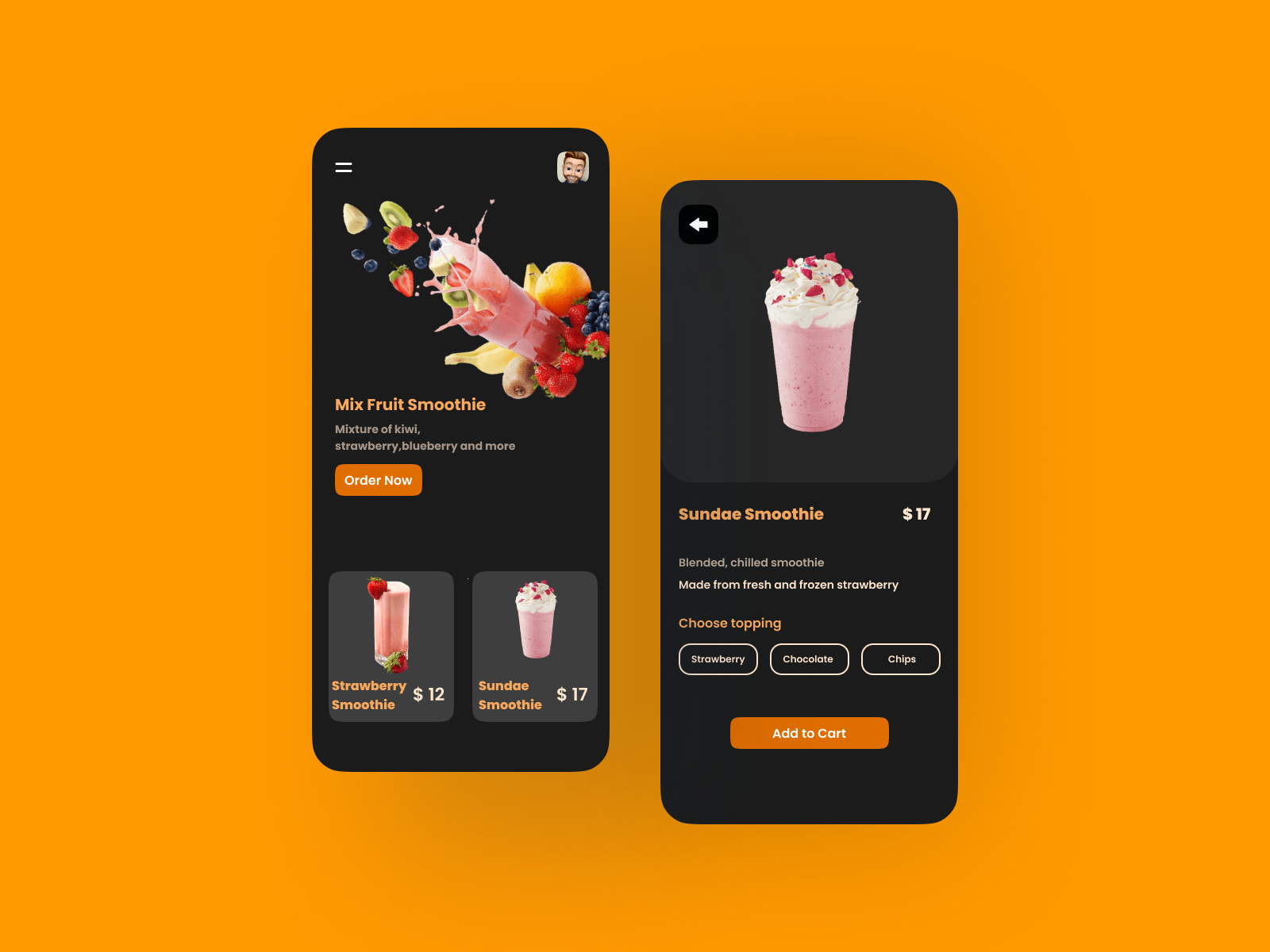 Drink App by Viknesh Krishnan on Dribbble