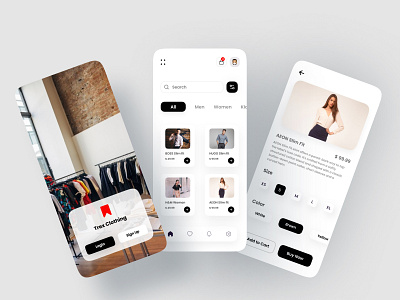 Trex Clothing App design dribbble best shot ecommerce ecommerce app figmadesign mobile app mobile app design mobile application mobile design mobile ui popular shot trending trendy ui ui design uidesign