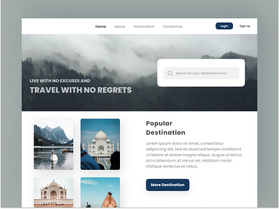 Trex Travel Website app design dribbble best shot figmadesign minimal minimalism minimalist mobile app design mobile application mobile design mobile ui travelwebsite trending trendy ui ui design uidesign uiux website concept website design