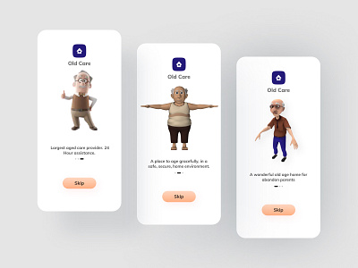 Old Age Home App design dribbble best shot figmadesign mobile app design mobile application mobile design mobile ui popular design trending trendy ui ui design uidesign