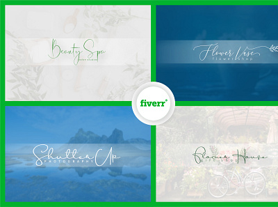 Signature Logo clean design flat graphic design illustration illustrator logo minimal typography website