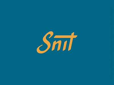 #02 | SNIT | Brand Design blue brand branding graphic design logo logo collection logo design orange roberto savino school