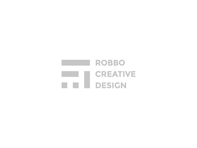 Robbo Creative Design - Grey basic design elements brand branding geometry graphic design less is more logo material design minimal personal brand robbo creative design roberto savino