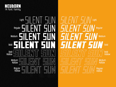 Neuborn Font Family Preview