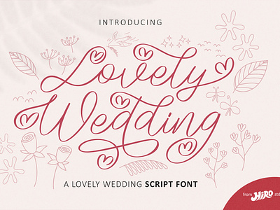 Lovely Wedding - Script Font