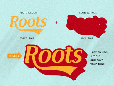 Roots - Modern Retro Sans Serif Typeface